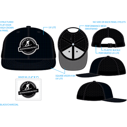 CCBC Fitness Trucker Hat Merch Cripple Creek Backcountry   