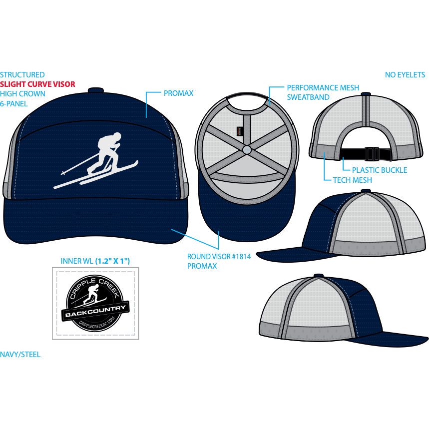 CCBC Tradesman Hat Merch Cripple Creek Backcountry   