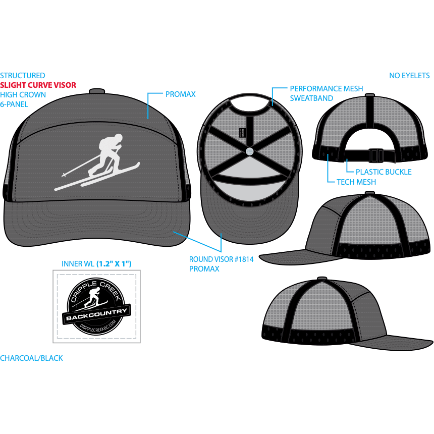 CCBC Tradesman Hat Merch Cripple Creek Backcountry   