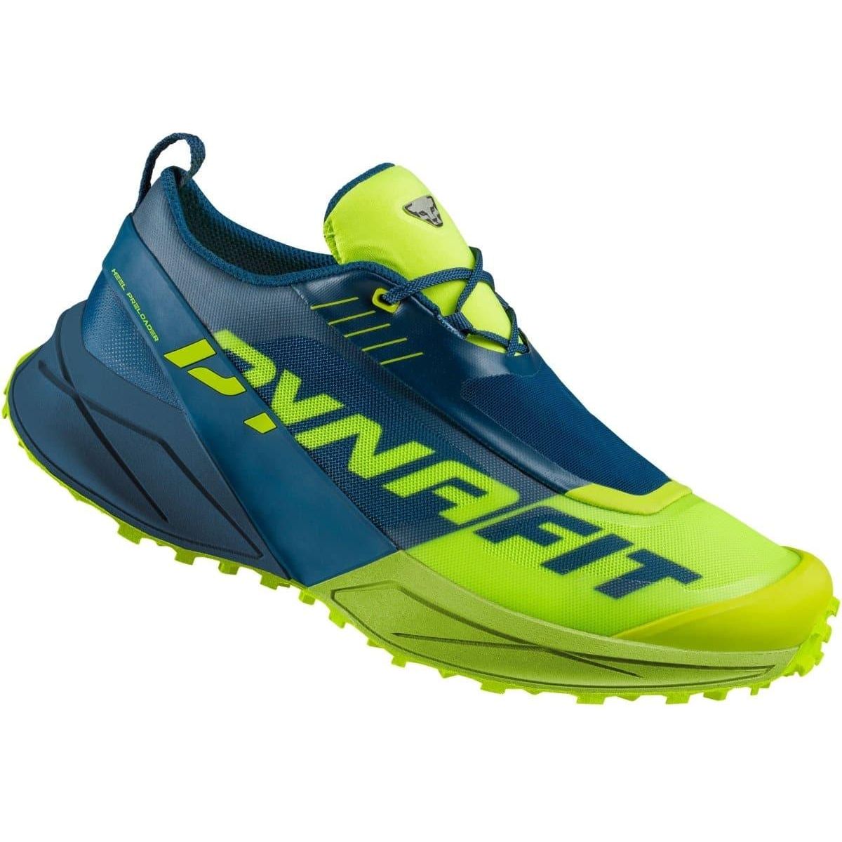 Dynafit Ultra 100 Running Shoe Summer Footwear - Trail Running Footwear Dynafit 7 Poseidon/Fluo Yellow 