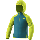 Dynafit Youngstar Polartec Hooded Jacket Kids Kids Winter Apparel Dynafit Small Lime Punch 