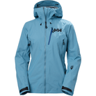 Helly Hansen W Odin 9 Worlds 2.0 Jacket Winter Apparel - Winter Apparel Womens Hardshell Top Helly Hansen XSmall Blue Fog 