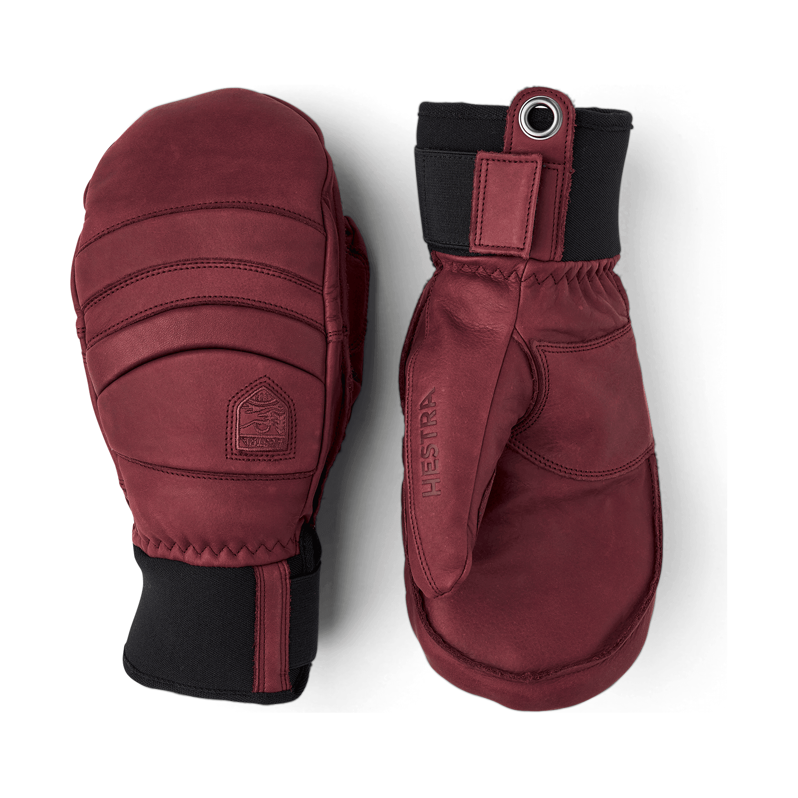 XS/6 Bordeaux Hestra Leather Fall Line Mitt