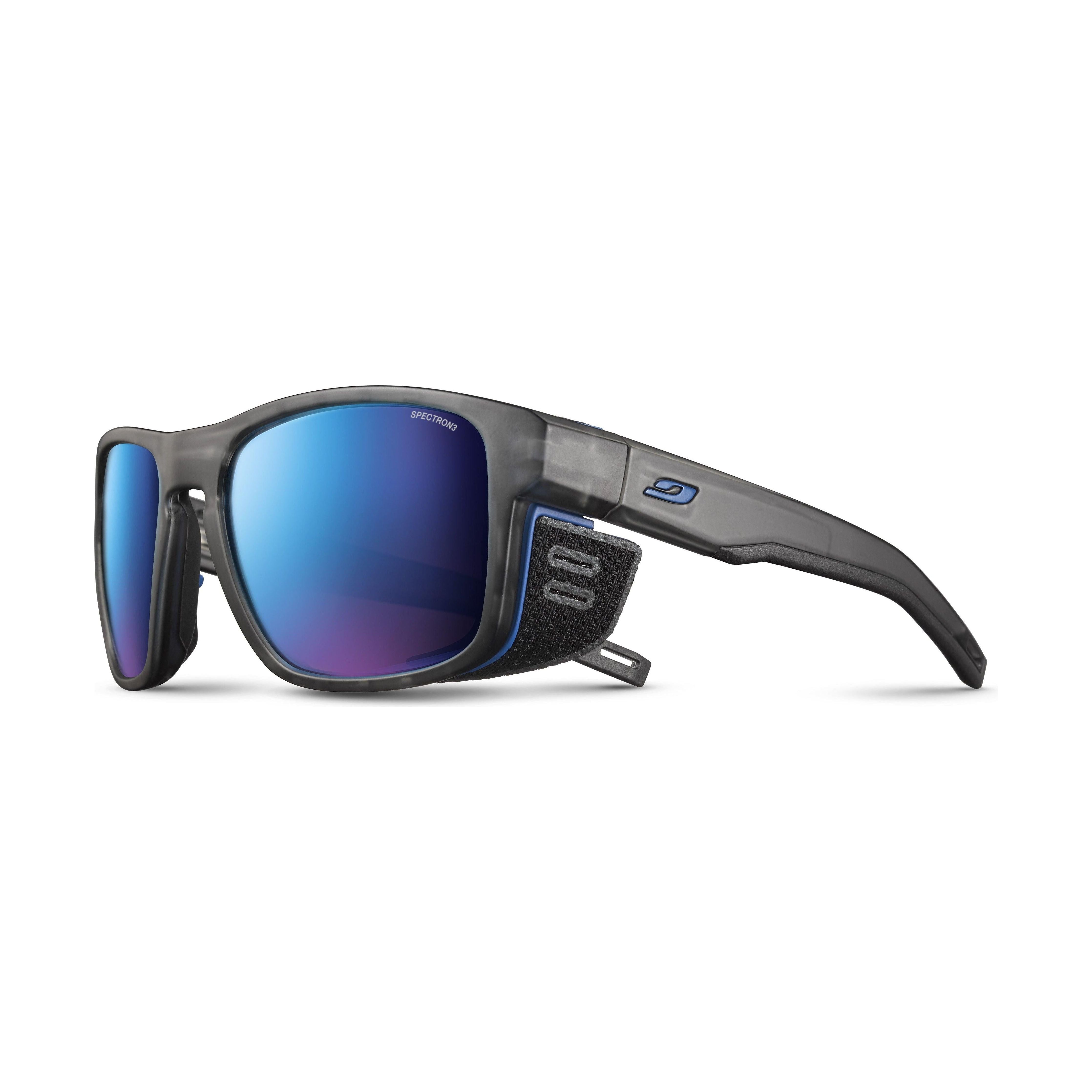 Julbo Shield Eyewear - Sunglasses Julbo Translucent Grey/Blue Spectron 3CF  