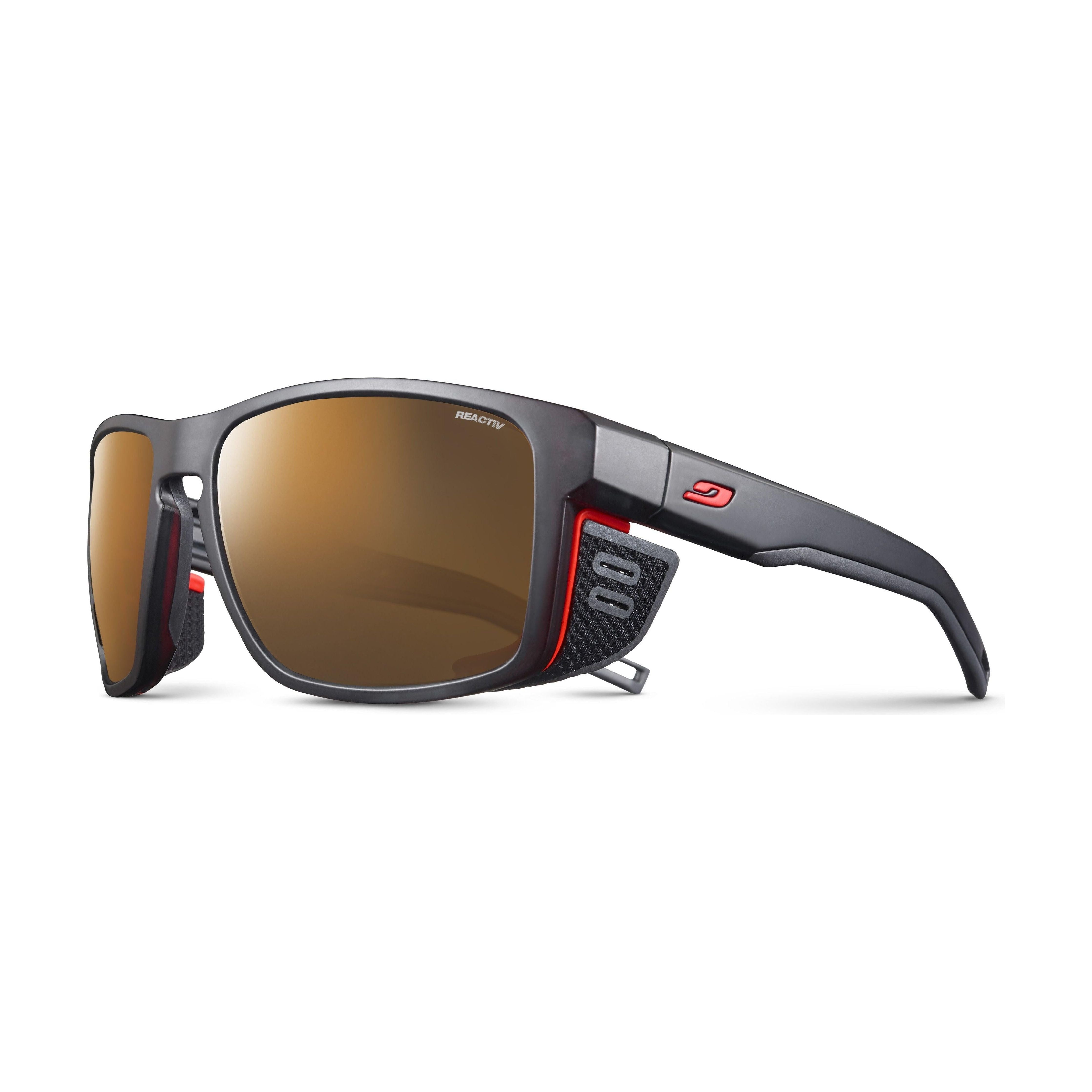 Julbo Shield Eyewear - Sunglasses Julbo Black Transluscent / Neon Orange REACTIV HIGH MOUNTAIN 2-4  