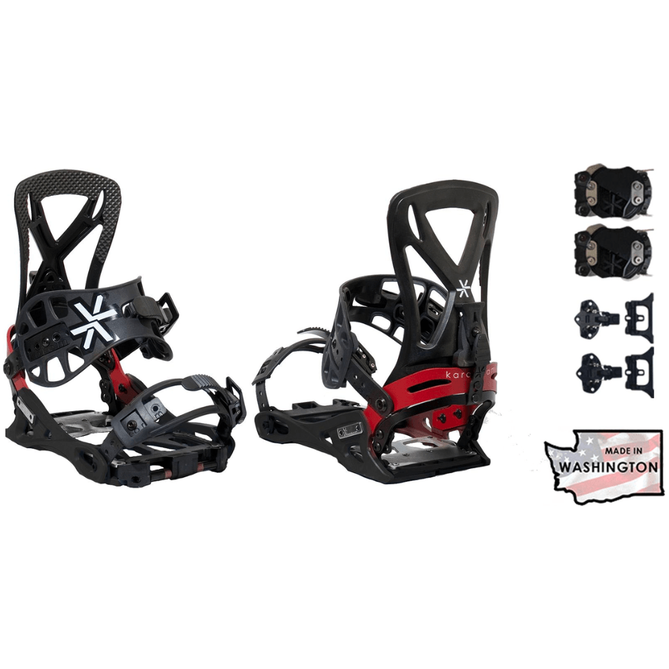 Karakoram Grizzly Bindings with Splitboard Interface Splitboard - Splitboard Bindings - Softboot Bindings Karakoram   