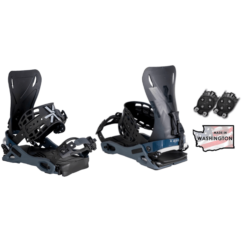 Karakoram Wayfinder Snowboard Bindings with Quiver Connectors Splitboard - Splitboard Bindings - Softboot Bindings Karakoram   