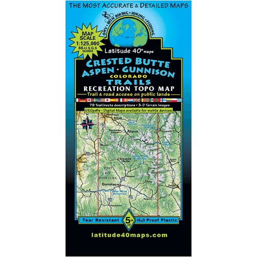 Latitude 40 Maps - Cripple Creek Backcountry