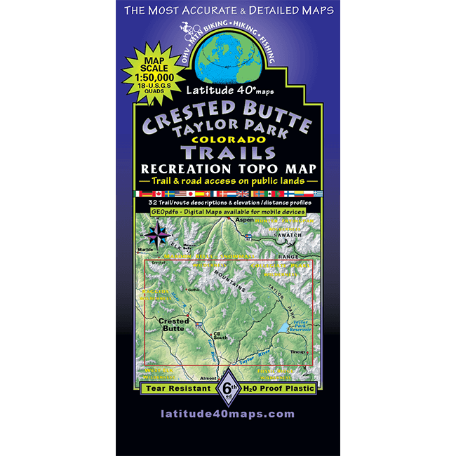 Latitude 40 Maps - Cripple Creek Backcountry