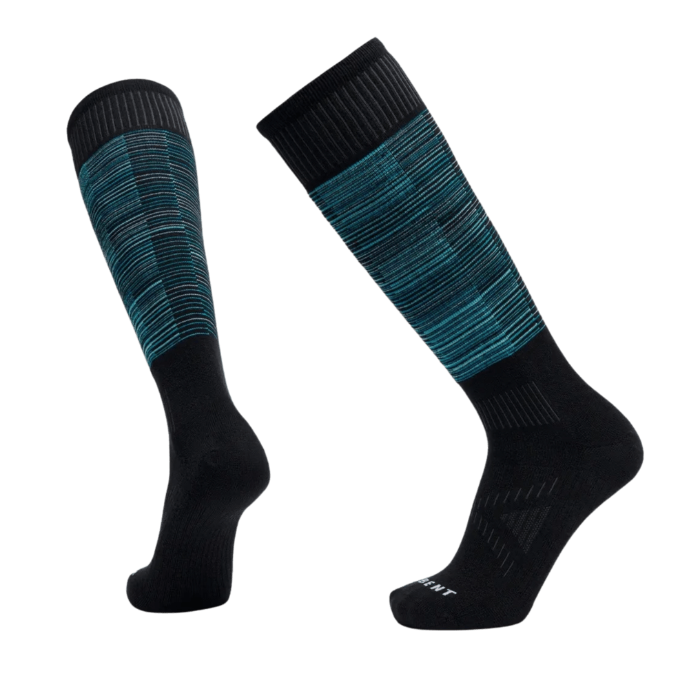 Le bent Glacier Ski Sock Winter Apparel - Socks Le Bent Aruba Blue Small 