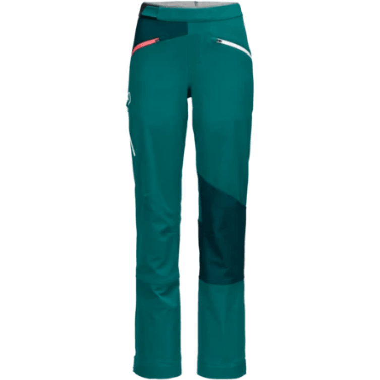 Ortovox W Col Becchei Pants Winter Apparel - Winter Apparel Womens Softshell Bottom Ortovox XSmall Pacific Green 