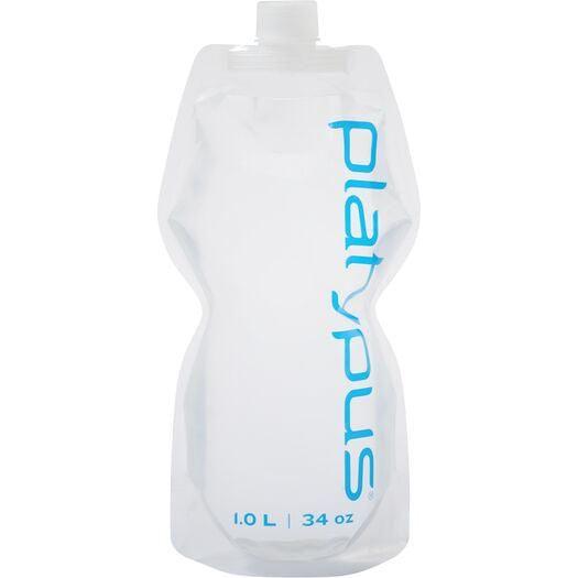 Platypus SoftBottle with Closure Cap Water Bottles and Bladders Platypus 1.0 liter Logo 