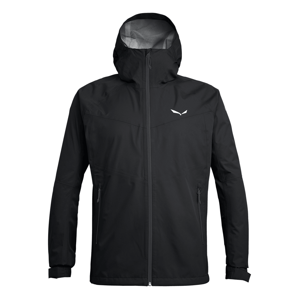 Salewa Puez Aqua Powertex Hardshell M Jacket Summer Apparel - Mens Salewa Small Black Out/0730 