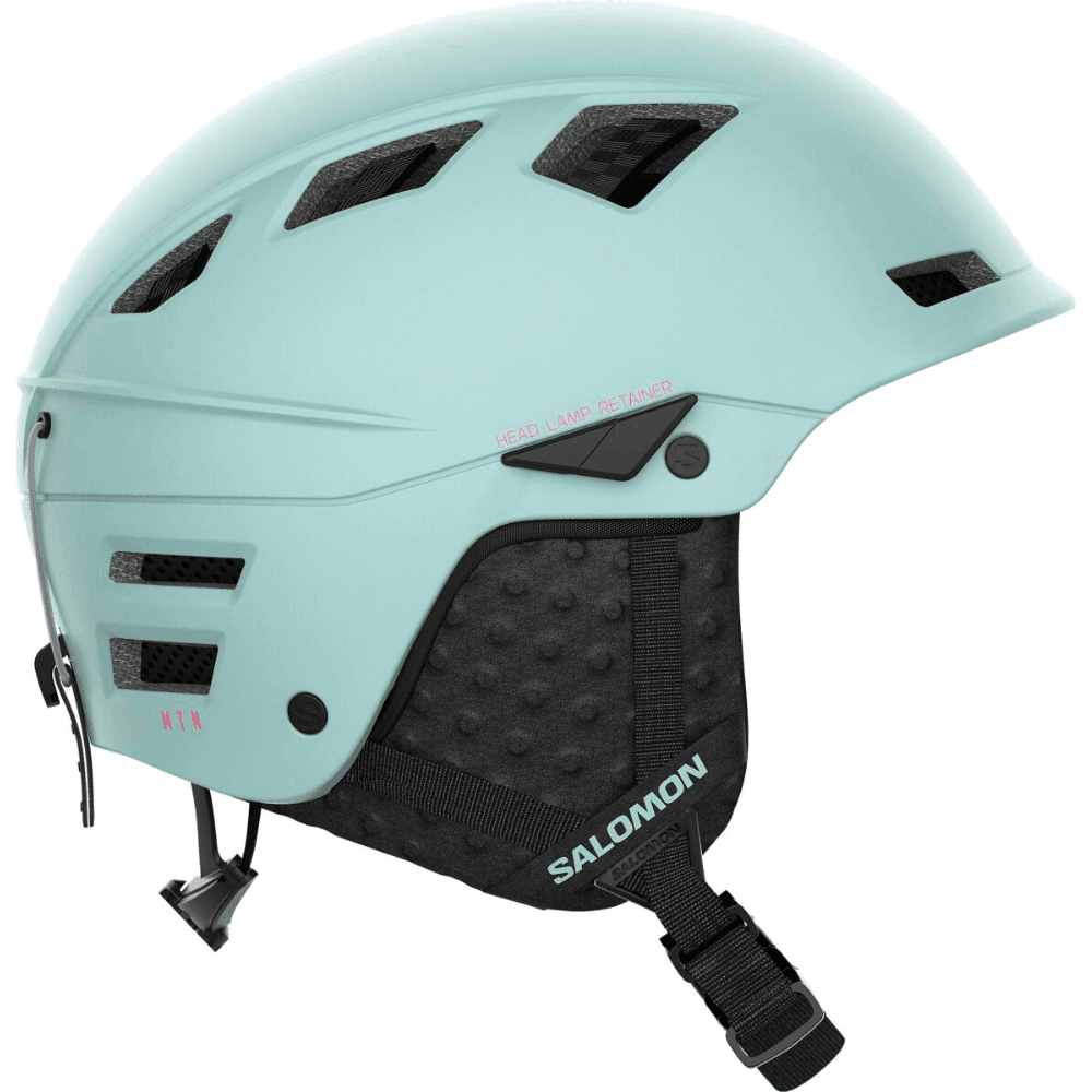 mens salomon ski helmet Small / Bleached Aqua Salomon MTN Lab Helmet