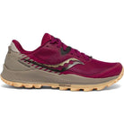 Saucony W Peregrine 11 Running Shoe Summer Footwear - Trail Running Footwear - Womens Saucony 6 Cherry/Gravel 