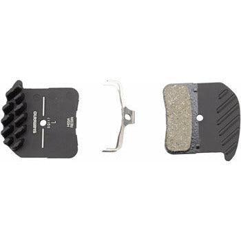 Shimano H03A disc brake pads, alloy backed with cooling fins, resin - Cripple Creek Backcountry