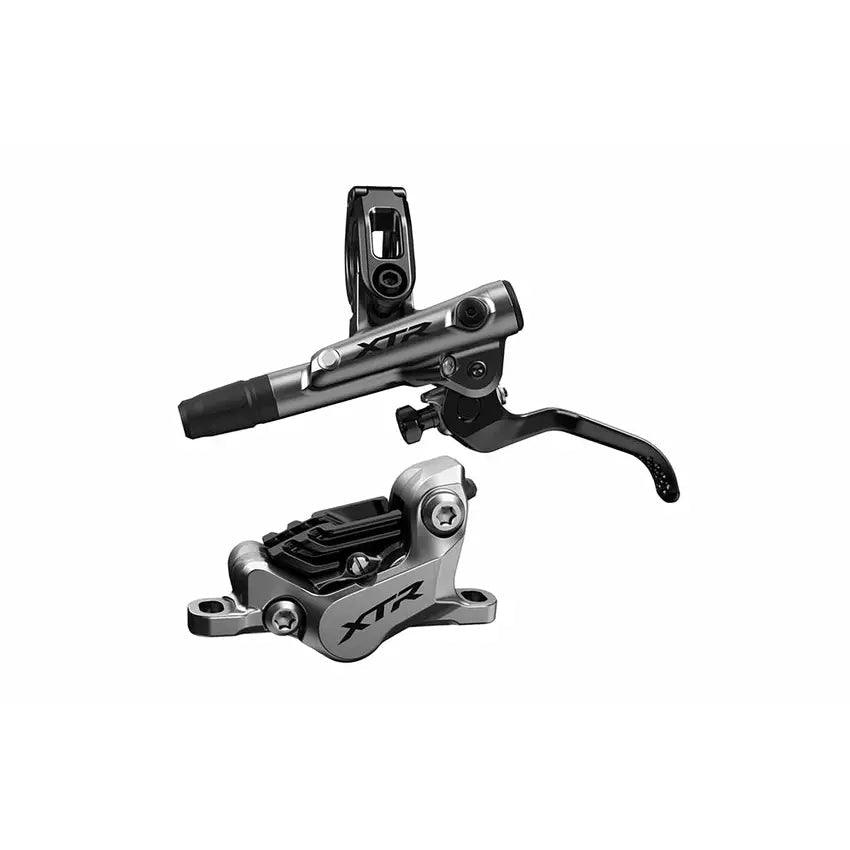 Shimano XTR BL- M9120/BR-M9120 Disc Brake and Lever - Front, Hydraulic, Post Mount, Finned Metal Pads, Gray - Cripple Creek Backcountry