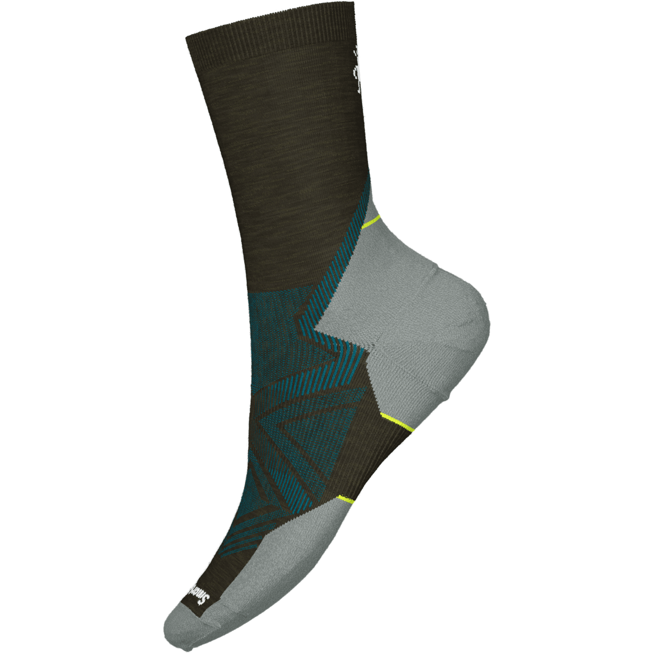 Smartwool Run Targeted Cushion Mid Crew Socks Summer Apparel - Socks Smartwool Medium Military Olive 