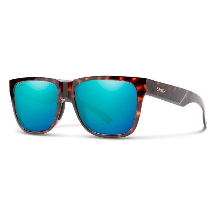 Smith Lowdown 2 Sunglasses Eyewear - Sunglasses Smith Optics Tortoise || ChromaPop Polarized Opal Mirror  