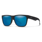 Smith Lowdown 2 Sunglasses Eyewear - Sunglasses Smith Optics Matte Black || ChromaPop Polarized Blue Mirror  