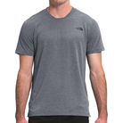 The North Face M Wander Short Sleeve Summer Apparel - Mens The North Face Small Vanadis Grey Dark Heather 