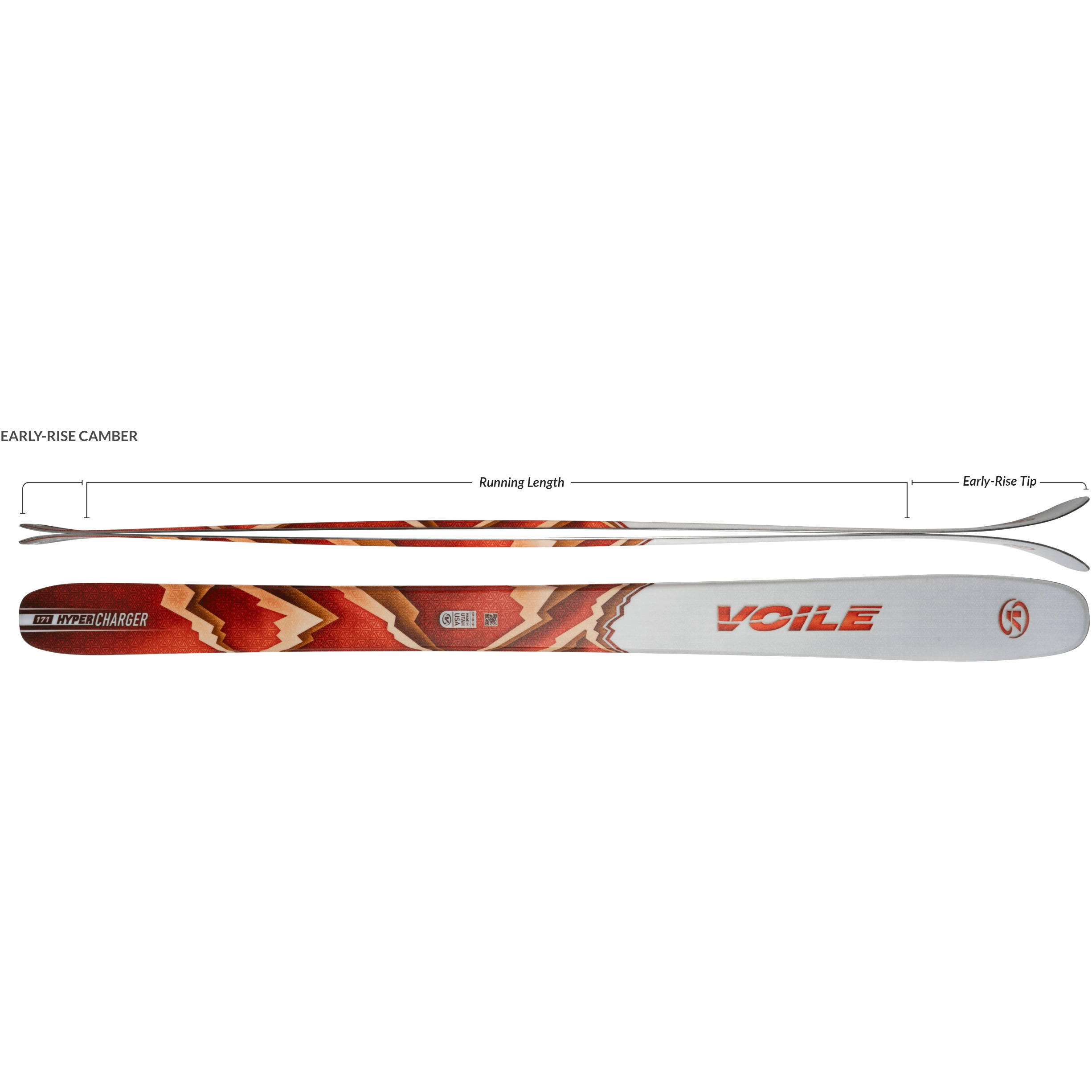 Voile HyperCharger Alpine Touring Ski Skis - Touring Ski - Freeride - Mens Voile   