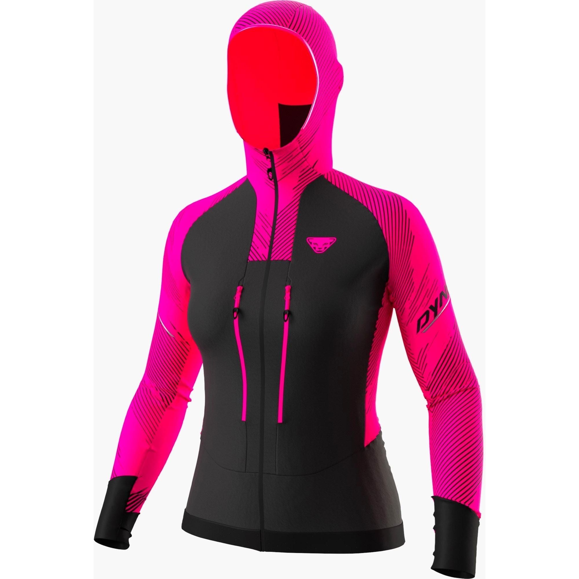 Dynafit W Mezzalama Race 2 Jacket Winter Apparel - Race Suit Dynafit Small Pink Glo 